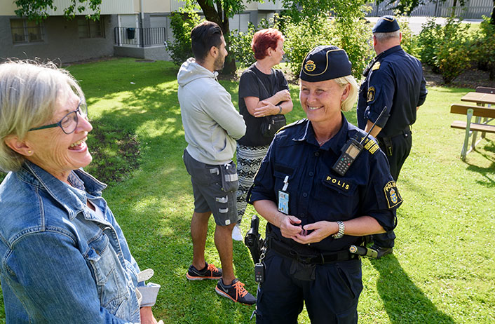 Hyresgäst och polisen